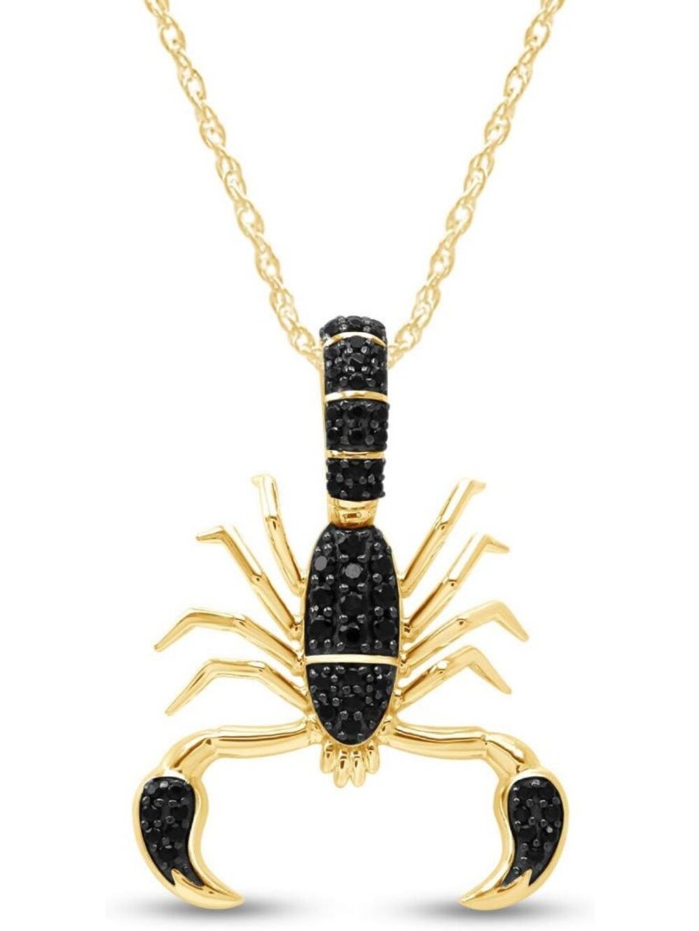 Spooky Scorpion Pendant Necklace - Halloween Jewelry for Women, Unique Gift Idea